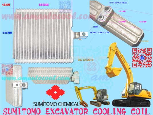 (CLC)  Sumitomo Excavator Cooling Coil 