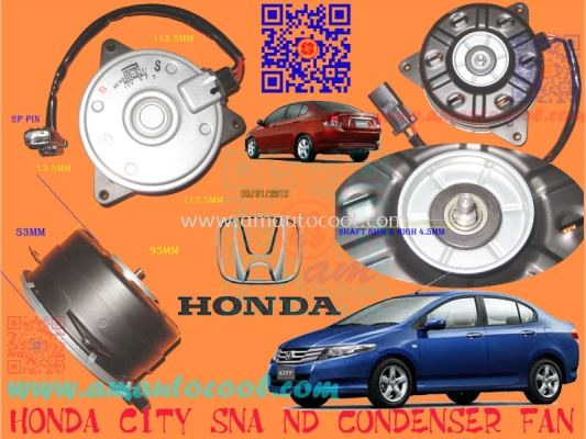 (CDS)  Honda City SNA ND  Condenser Fan 