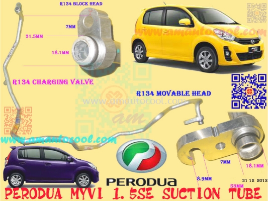 (H&P) Perodua Myvi 1.5SE Suction Tube 