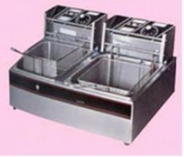 Electric Deep Fryer Double 8L / Mesin Mengoreng Elektrik 8L