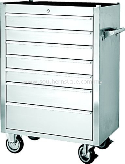 KENNEDY 7-Drawer Stainless Steel Roller Cabinets 