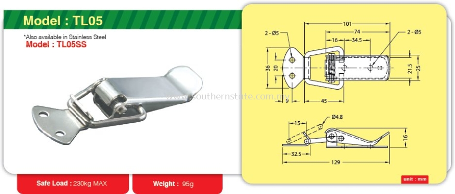 TL05- Toggle Link Clamp