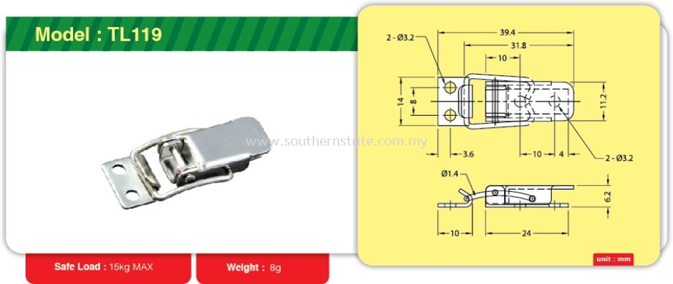 TL119- Toggle Link Clamp