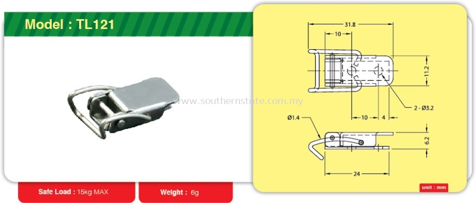 TL121- Toggle Link Clamp