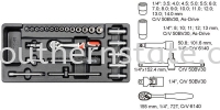 YAT0 Socket Set Tool Box and Cabinet Tool Box and Cabinet