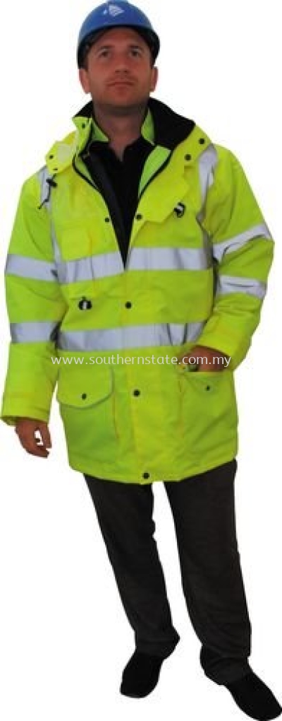 TUFFSAFE 5-in-1 High Visibility Waterproof & Breathable Coats