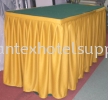 Knife Pleat Table Skirting