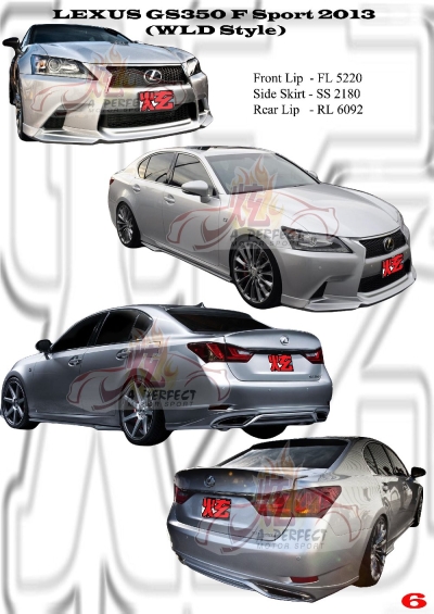 Lexus GS350 F Sport 2013 WLD Style Bodykit 