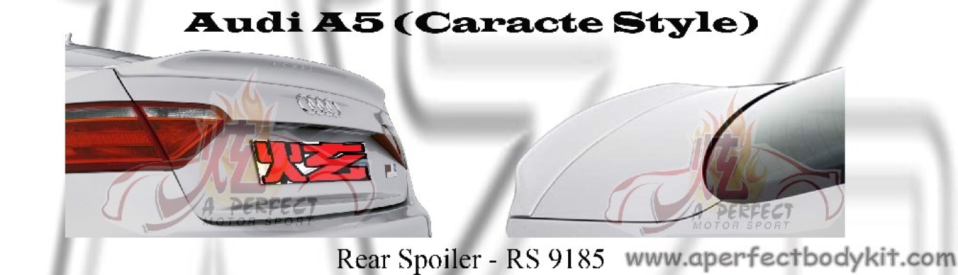 Audi A5 Caracte Style Rear Boot Lip Spoiler 