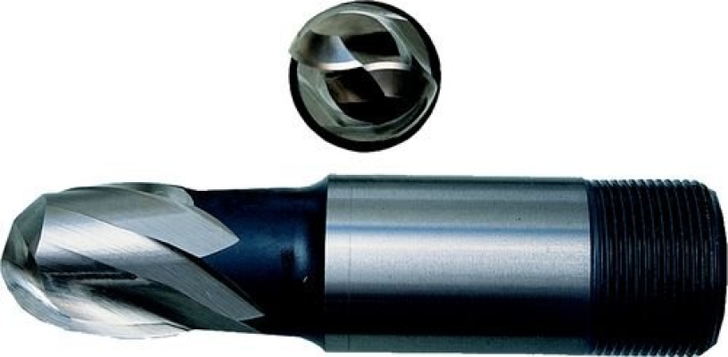 End Mills, HSS Threaded Shank Ball Nose, SHR0615959K