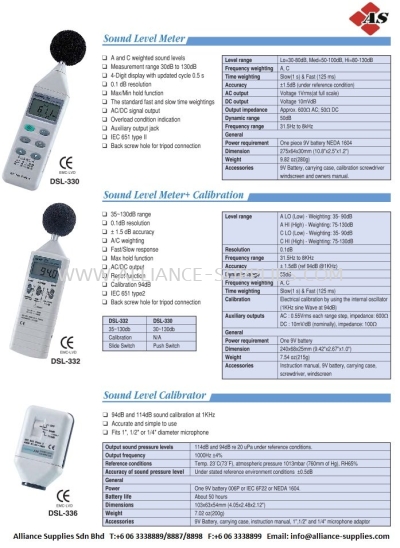 Sound Level Meter/ Calibrator