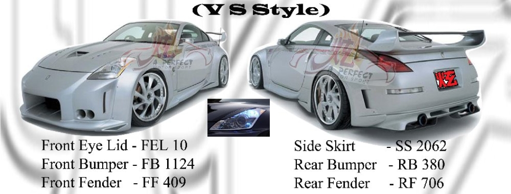 Nissan Fairlady 350z VS Style Bodykit 