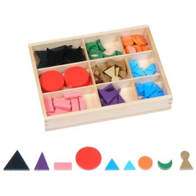 KLM057 Basic Wooden Grammar Symbols with Box