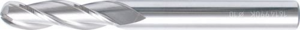 Slot Drills, Carbide Shank Ball Nosed, KEN1614940K Carbide Micrograin Plain Shank Slot Drills Ball Nosed Kennedy