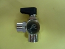 Plated Right Angel Ball Valve 600psi Nickel Valve