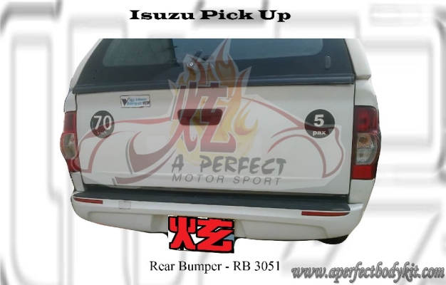 Isuzu Pick Up Rear Bumper 