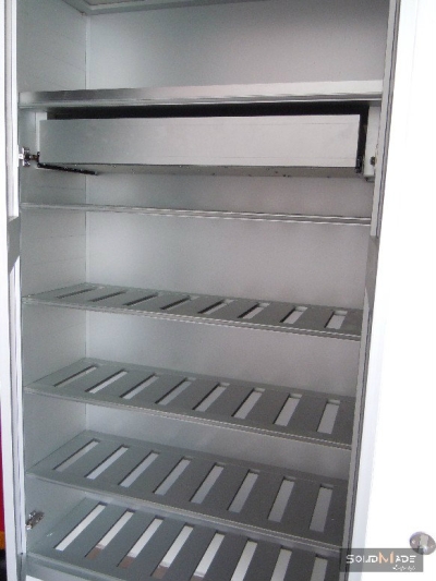 Aluminum Shoe Cabinet