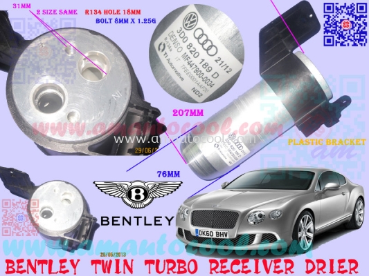 (RCV)   Bentley Twin Turbo Receiver Drier