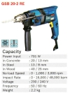 Impact Drill GSB 20-2 RE Bosch Power Tools