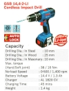 Cordless Impact Drill GSB 14.4-2-LI Bosch Power Tools