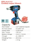 Cordless Impact Wrench GDS 14.4 V-LI Bosch Power Tools