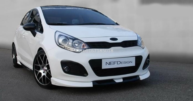 KIA RIO BODYKIT BUMPER LIP ON