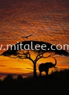 4-501_African_Sunset_prn Komar Photomural Vol:14 Wallpaper (0.53m x 10m)