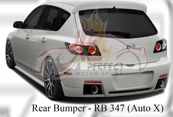 Mazda 3 Hatchback 2006 Auto X Rear Bumper 