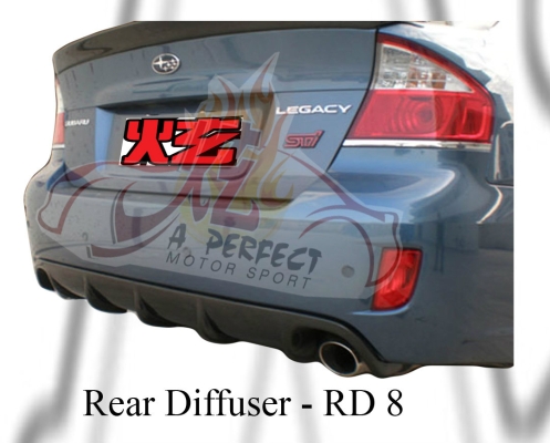 Subaru Legacy 2008 Rear Diffuser