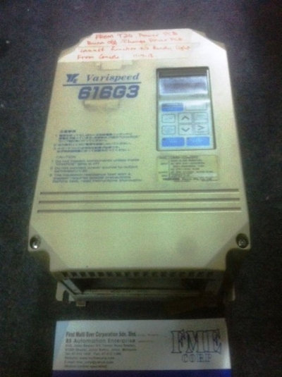 YASKAWA VARISPEED 616G3 626VM3 616G5 616G7 616F7 616V7 606J7 REPAIR MALAYSIA INDONESIA SINGAPORE 