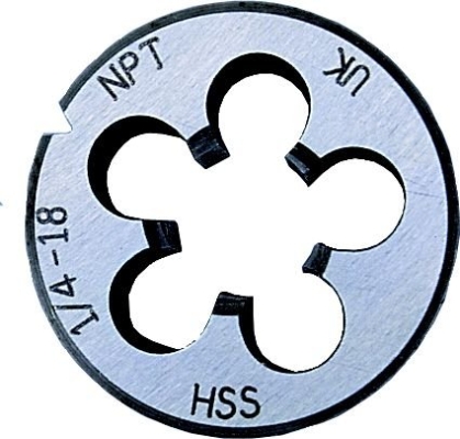 Dies NPT, HSS Ground Thread Dies 1/2" x 14, SHR0869470K