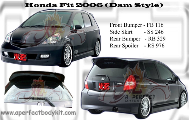 Honda Fit 2006 DAM Style Bodykits 