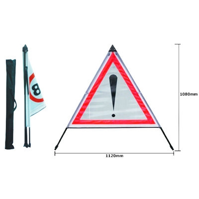 VISI Portable Triangular Sign