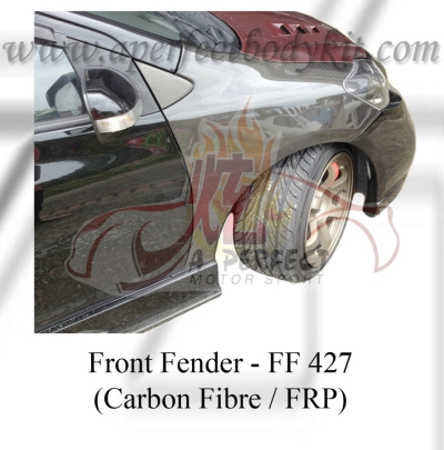 Toyota Vios 2008 Carbon Fibre  Front Fender