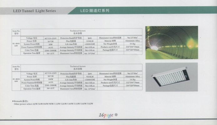 LED Tunnel Light Series