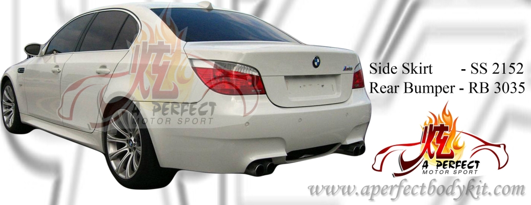 BMW 5 Series E60 M5 Side Skirt & Rear Bumper 