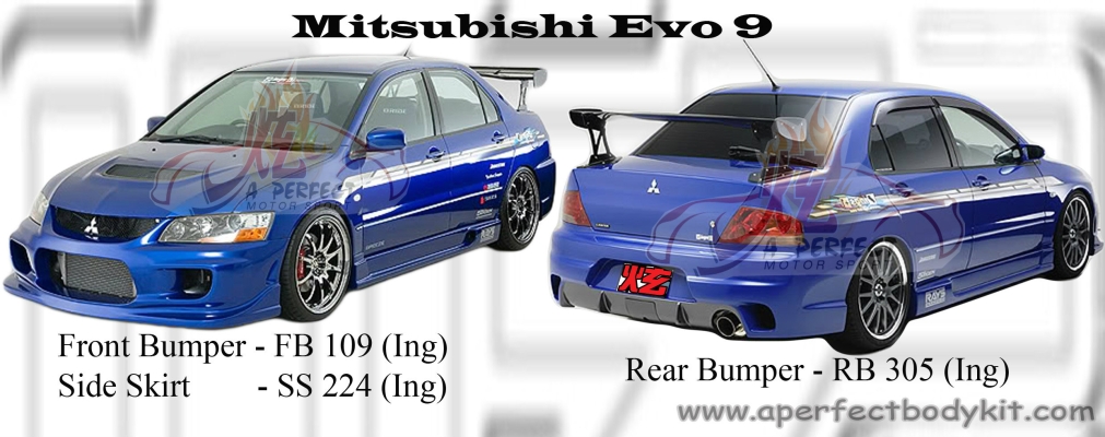 Mitsubishi Evo 9 Ing Style Bodykits