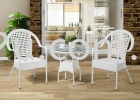 PK-T6007-TABLE   PK-C8063-CHAIR Leisure Chair Chairs Designer Furniture