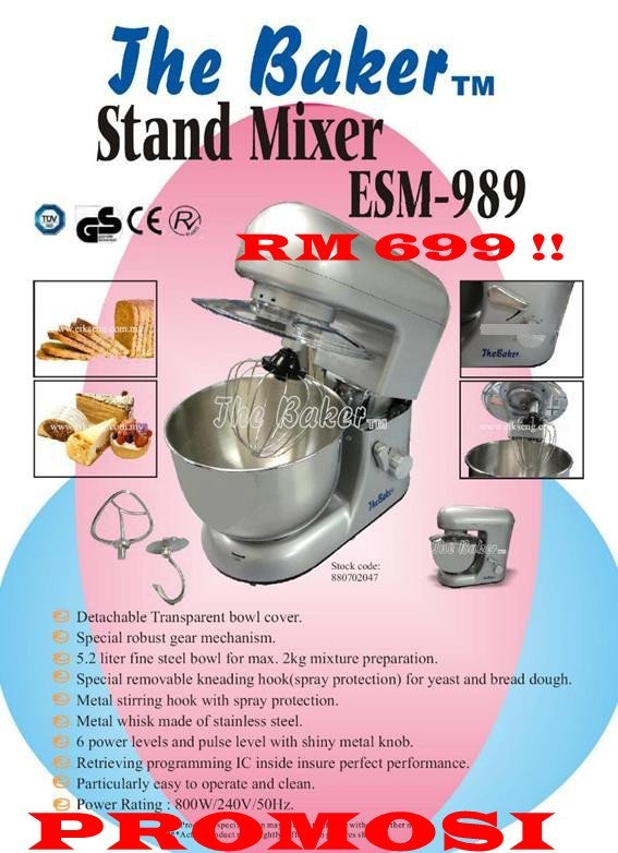 PROMOSI/PROMOTION - 5L UNIVERSAL MIXER/ PENGULI TEPUNG  5 L