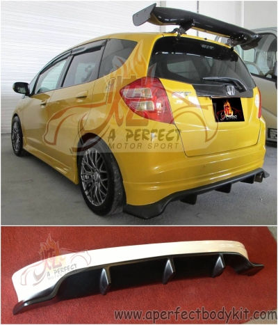 Honda Fit 2008 Rear Lip Diffuser A Perfect Design for 1.3L Model 