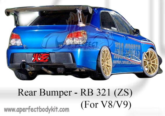 Subaru Version 8 2004 ZS Rear Bumper 