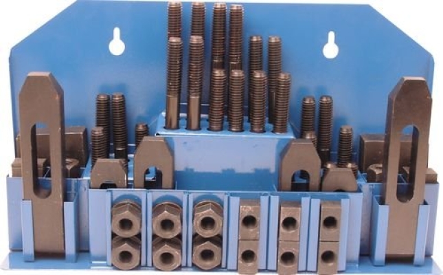 Clamping, T-Slot Steel Clamping Sets 3/4"x1 3/8"x5/8", ATL4251480K