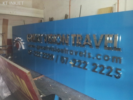 3D Standard Steel Signboard