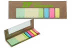 E021 Eco Sticky Notes With Plastic Ruler Sticky Note Eco Friendly Products