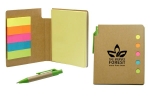 E013  Eco Sticky Notes Pad with Recycled Paper Pen Sticky Note Eco Friendly Products