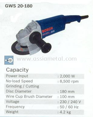 bosch GWS 20-180 Angle Grinder