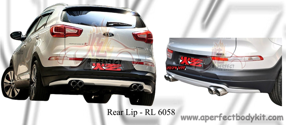 Kia Sportage 2011 I Style Rear Lip 