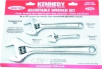 Adjustable Spanner, Chrome Finish Set 3Pcs, KEN5011600K 501 HAND TOOLS CROMWELL (N)