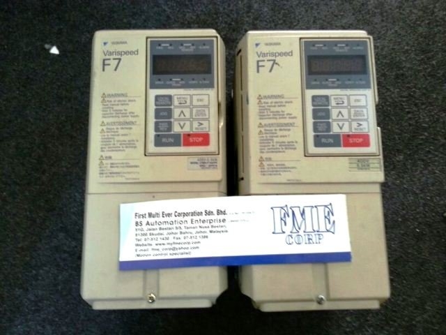 YASKAWA VARISPEED F7 CIMR-F7A4037 CIMR-F7A4055 CIMR-F7A4075 MALAYSIA INDONESIA