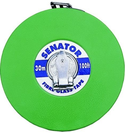 Measuring Tape, Long Tape Measures - Hi-Visibility Case 30m/100', SEN5362230K